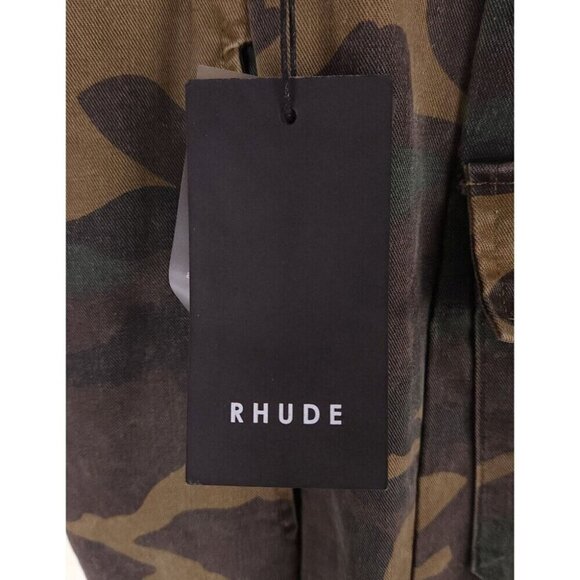 Rhude Denim Camo Rifle 2 Cargo Trousers Size S Mens Green Pant Nwt RARE - Picture 8 of 12
